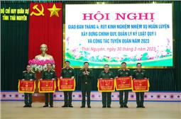 Bộ CHQS tỉnh Thái Nguyên: Huấn luyện chặt chẽ, gắn với xây dựng chính quy, rèn luyện kỷ luật